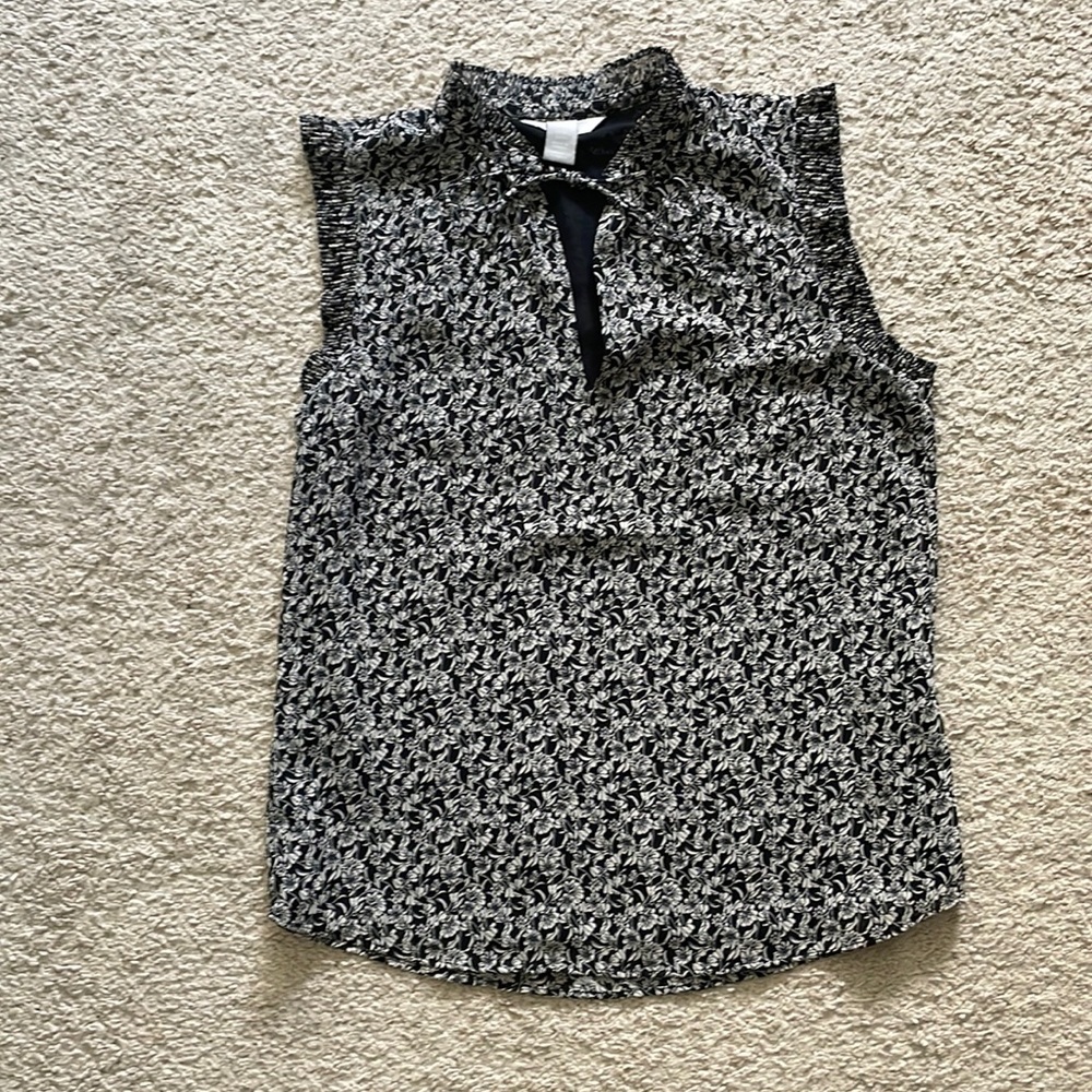 H&M floral print blouse